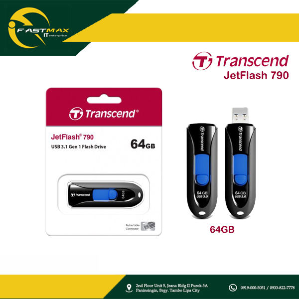 Transcend JetFlash 790 Flash Drive | Lazada PH