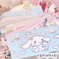 Kawaii Anime Gaming Mouse Pad White Dog PU Leather Oil-proof Desk Pads Keyboard Mats Table Photo Background Placemat