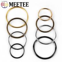 ☬ 10Pcs 20-50mm O Ring Metal Round Circle Buckle Clothing Shoes Hook Bag Strap Rings Clasp Handbag Decoration Buckles Accessories