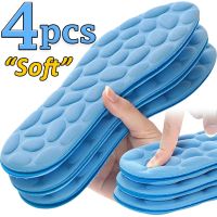 4pcs Massage Memory Foam Insoles for Shoes Sole Breathable Cushion Sport Insoles Feet Orthopedic Insoles Men Women Shoe Pads Shoes Accessories