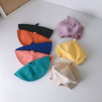 Baby baby hat the spring and autumn period and the ladies knitting hat beret infant children painter in the fall and winter of hat cap