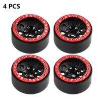 4PCS 1.9 Inch Metal Beadlock 8 Round Hole Wheel Hub Rim For Axial Traxxas 110 RC Crawler SCX10 90046 AXI03007 TRX4