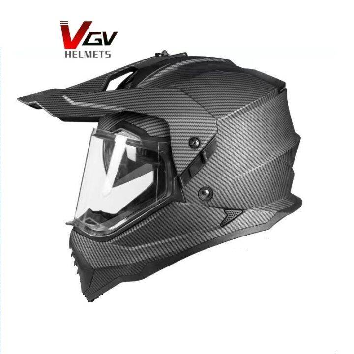 xituoshai19820614 LVS VGV carbon fiber offroad helmet helmet full face