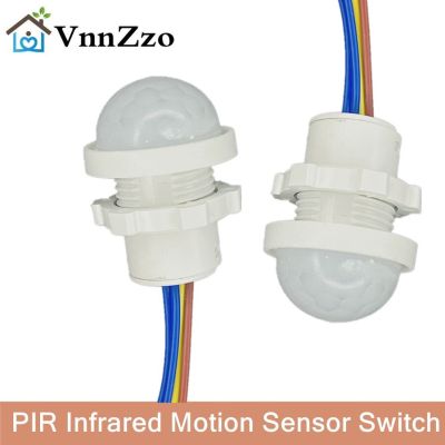12V 24V 110/220v LED Sensitive Night Light Home Indoor Outdoor Infrared Light Motion Sensor Detection Automatic Sensor Switch