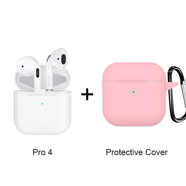 orange-home-earphone-cover-หูฟัง-air-pro-4-tws-5-0หูฟังไร้สายบลูทูธหูฟังสเตอริโอกล่องชาร์จพร้อมไมโครโฟนชุดหูฟังขนาดมินิสำหรับกีฬาของแท้
