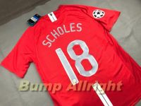 Retro : เสื้อบอลย้อนยุค Vintage แมนยู เหย้า 2008 Man Utd Home 2008 + 18 SCHOLES และอาร์ม UCL !!