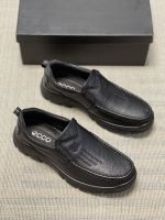 Original Ecco Mens Fashion Casual Shoes Walking Shoes Work Shoes Formal Shoes Leather Shoes LY623016