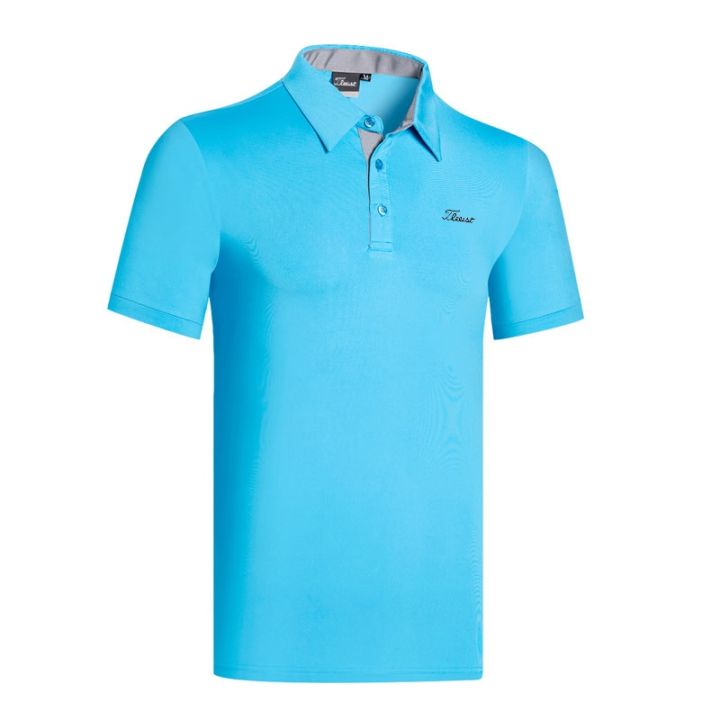 golf-clothing-summer-quick-drying-sports-mens-polo-shirt-solid-color-short-sleeved-t-shirt-breathable-outdoor-casual-wear-top-titleist-honma-amazingcre-descennte-southcape-malbon-utaa