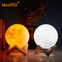 Dropship 3D Print Moon Lamp Light Color Change Touch USB LED Night Light Novelty Luminaria for Baby Kids Christmas Home Decor