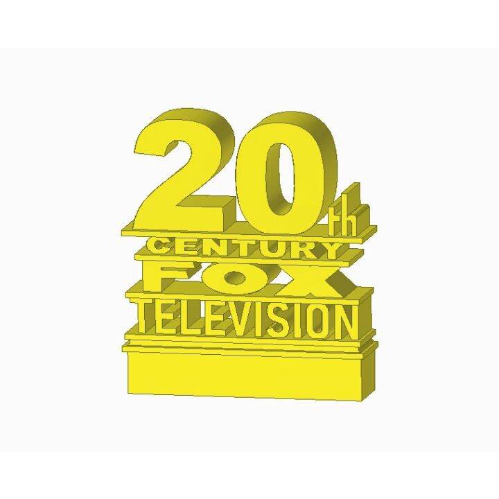 20th Century Fox Television 3D Logo for you kids toy collection mini ...