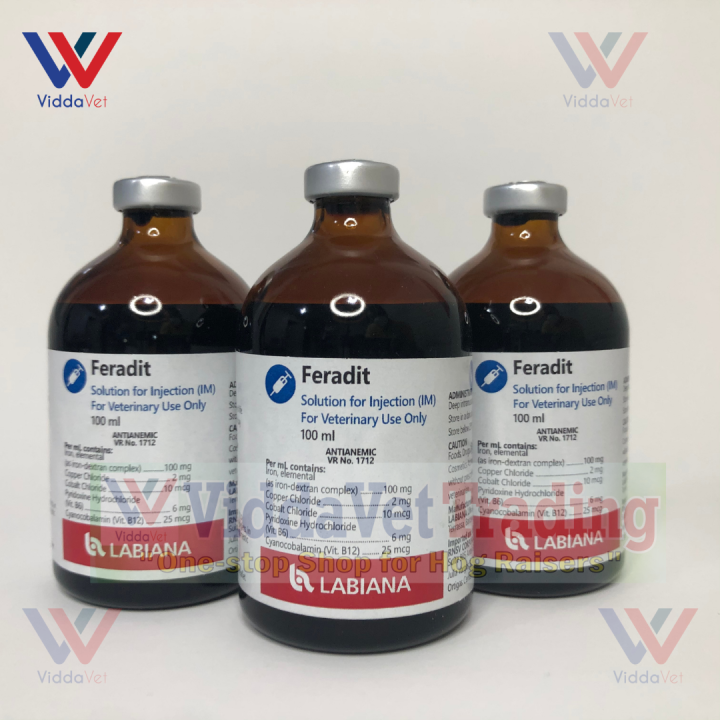 Feradit 100ml Iron Dextran I.njectable Solution Imported Spain for