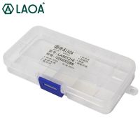 （QIQI tool）  LAOA มัลติฟังก์ชั่ใส PlasticBox ScrewPartition Nail10ตารางส่วน BoxBox 132x68x22mm