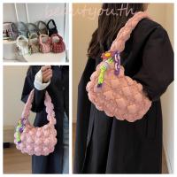 ஐ۞◎ LJ7.22 {2023-New} soft bag กระเป๋าขนมจีบไหล่ลง กระเป๋าสะพายไหล่ลําลอง ผ้าฝ้าย สีพื้น แฟชั่นสําหรับสตรี [BeautYou.th]