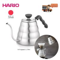 Hario V60 drip kettle กาต้มน้ำ หม้อสแตนเลส รุ่น Buono ขนาด 1.2 L