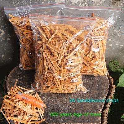 【YF】 50g 600-year-old Tree Age 3A Sandalwood Strips Aromatherapy Wood Block Temple Worship Buddha Blessing Indoor Smell Burning