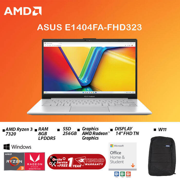 Laptop Asus Vivobook Go 14 Laptop Asus Vivobook Go 14 Thiết kế và hiệu năng tuyệt vời cho người dùng phổ thông