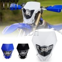 ✒✱ LED Front Headlamp Headlight Dirt Bike For Yamaha WR 250 400 450 YZ TTR WR XT FX MX Enduro Motocross Off-Road Head Light Fairing