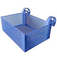 1 PCS Swimming Pool Toy Basket Multifunctional Storage Basket Blue Suitable for Most Above Ground Pools