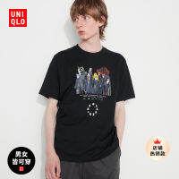 Uniqlo ชุดสำหรับผู้ชาย/ผู้หญิง (UT) เสื้อยืดพิมพ์ลายนารูโตะแขนสั้นการรับรู้ตัวการ์ตูนนารูโตะ465222