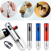 Electric Wine Bottle Opener Set LED Automatic Cork Screw Professional Red Wine Opener for Home Kitchen Tools USB Cable Charging