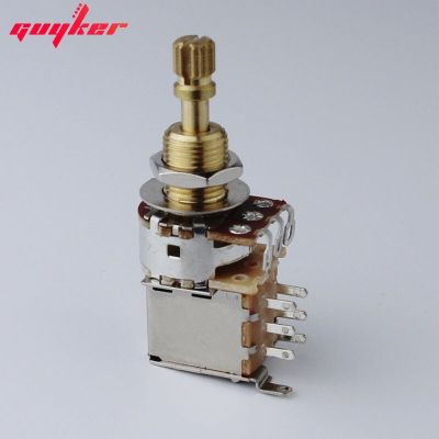 1 PCS A500K Push-Push Guitar Potentiometer Copper Short Split Shaft Guitar Bass Accessories