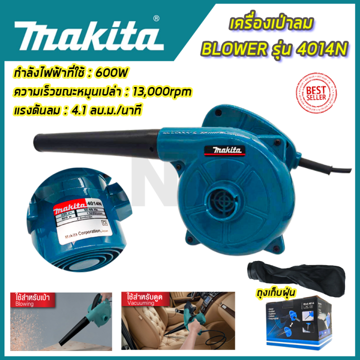 makita-เครื่องเป่าลม-blower-รุ่น-4014n-เหมาะสำหรับเป่าฝุ่น-เป่าเศษใบไม้-หรือเป่าไล่น้ำต่างๆ-aaa
