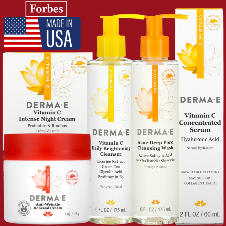 Derma E, Vitamin C Concentrated Serum Hyaluronic Acid / Intense Night