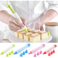 Silicone Food Writing Pen Chocolate Decorating Tools Cake Mold Cream Cup Cookie Icing Piping Pastry Nozzles Kitchen Accessories