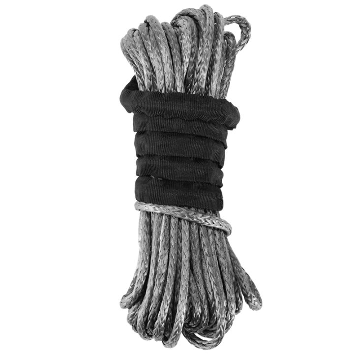 3-16-inch-x-50-inch-7700lbs-synthetic-winch-line-cable-rope-with-protecing-sleeve-for-atv-utv-grey