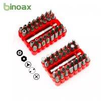 Binoax ไขควง Torx Hex Star หัวแฉกทริกเกอร์,หัวชุดบิตทนแรงสั่นสะเทือน33ชิ้นแม่เหล็กยึดโทรศัพท์