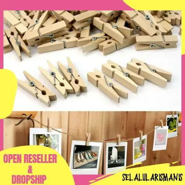 Jual Produk Polaroid Wooden Photo Clip Termurah dan Terlengkap