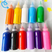 【CC】♚  100ml Bottled High-gloss Fluid Paint Color Students and Children Diy Painting Graffiti Supplies