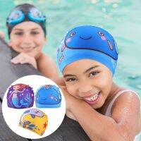 3Pcs Kids Swim Caps  Polyester Cartoon Swimming Hat for Boys Long and Short Hair  Cover Ears Waterproof Bathing Cap ( 8 2 x 5 Swim CapsTHTH