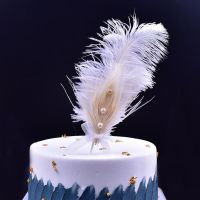 Feather Wing Wedding Cake Topper For Valentines Day Decor Feather Party Supplies