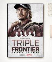 Triple Frontier ภาพยนตร์โปสเตอร์ผ้าใบผนังผ้าใบตกแต่งบ้านของขวัญ-ฟิล์มคลาสสิกศิลปะสำหรับแฟชั่น Trendsetters