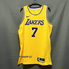 Men's Los Angeles Lakers Carmelo Anthony #7 Nike Yellow Swingman Jersey -  Icon Edition