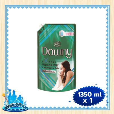 น้ำยาปรับผ้านุ่ม Downy Concentrate Softener Indoor Dry 1350 ml :  Softener ดาวน์นี่ สูตรตากผ้าในที่ร่ม น้ำยาปรับผ้านุ่ม สูตรเข้มข้น 1350 มล.