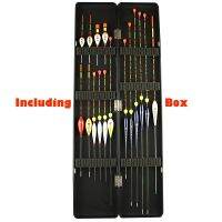 ✇♕ 16pcs/Lot (Including Box) Fishing Floats Set Buoy Bobbers Carp Fishing Floaters Mix Size Fishing Accessories ABS Plastic Box