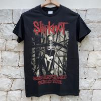 【s-5xl】ผ้าฝ้าย 100%(ขายส่งได้)【COD】 เสื้อวง Slipknot ลายหน้า หลัง ลิขสิทธิ์แท้ นำเข้าจาก USA COMING CLUB