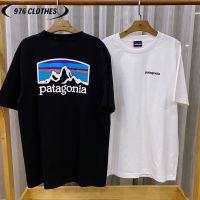 976 [พร้อมส่ง] เสื้อยืดคอกลม แขนสั้น Pata gonia พาทาภูเขาขาว SML2XL3XL