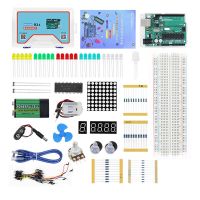 For Arduino UNO R3 Atmega328P 32KB Arduino MCU C Language Programming Learning Development Kit Green Easy to Use (Starter Kit)