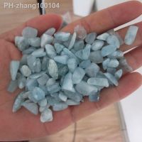 AAAA 50g Natural Nunatak Gravel Celestitie Blue Calcite Tumbled Stone Lucky Chips Specimen Natural Stones and Minerals Healing