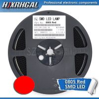 Hjxrhgal 1รีล SMD 0805สีน้ำเงิน3000ชิ้นไดโอดสีขาว LED สีเขียวและไฟฟ้า