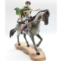 Attack On Titan Figure With Horse Rival Ackerman Action Figure Rivaille Collection ของเล่น18Cm