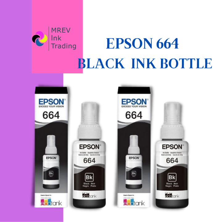 664 EcoTank Black Ink Bottle