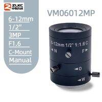 FA C-Mount เลนส์6-12มม. ใหม่โฟกัสเลนส์ไอริสแบบปรับได้โฟกัส3.0MP 1/2เลนส์นิ้วเหมาะสำหรับการมองเห็นในกล้อง IP และเครื่องถ่ายภาพ