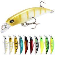 【lz】♕  Artificial Laser Fishing Lure flutuante Minnow Wobbler isca dura Bass Pike Wobblers Crankbait Carpa Japão 65mm 4g 1Pc