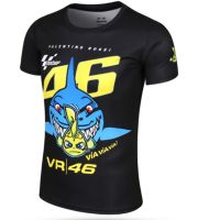 เสื้อยืดแขนสั้น vr 46 แบบแห้งเร็ว