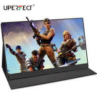 UPERFECT 4พันจอคอมพิวเตอร์15.6 "จอแสดงผลการเล่นเกมแบบพกพา USB C 3840X2160 UHD พร้อมขาตั้งสมาร์ทกรณีตาดูแลหน้าจอสำหรับ PC