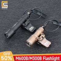 M600B M600 M300A M300โคมไฟ LED Pengakap Cahaya Fit Mlok M-Lok Picatinny Memburu Senjata Senjata